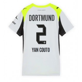 Borussia Dortmund Yan Couto #2 Borta Kläder Dam 2025-26 Kortärmad Borussia Dortmund Yan Couto #2 Borta Kläder Dam 2025-26 Kortärmad
